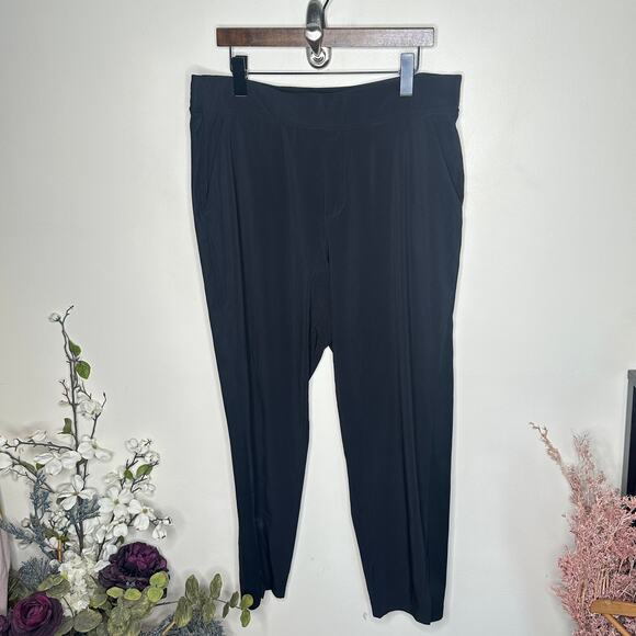 ATHLETA Brooklyn Ankle Pants Black Sz 16 {G39} - Picture 2 of 5